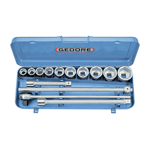 Socket set 14 pc 6 side 32 EMU 2 Gedore ref. 32 EMU 2 RUBIX UK